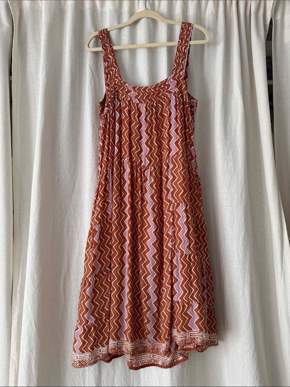 Vintage silk Midi Dress